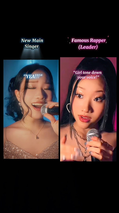 #pov A famous rapper hired a new main singer for her concert, but she overpowers her…#shorts