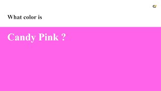 Candy Pink color #ff63e9 hex Cool Red color ff63e9