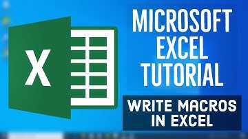 Microsoft Excel Tutorial - How to Make a Macro in Excel | Write Macros in Excel