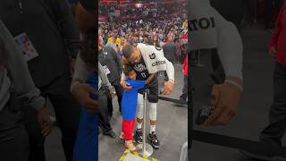 When My Son Met His Hero ❤️❤️  #russellwestbrook #nba #laclippers ​⁠​⁠@NBA