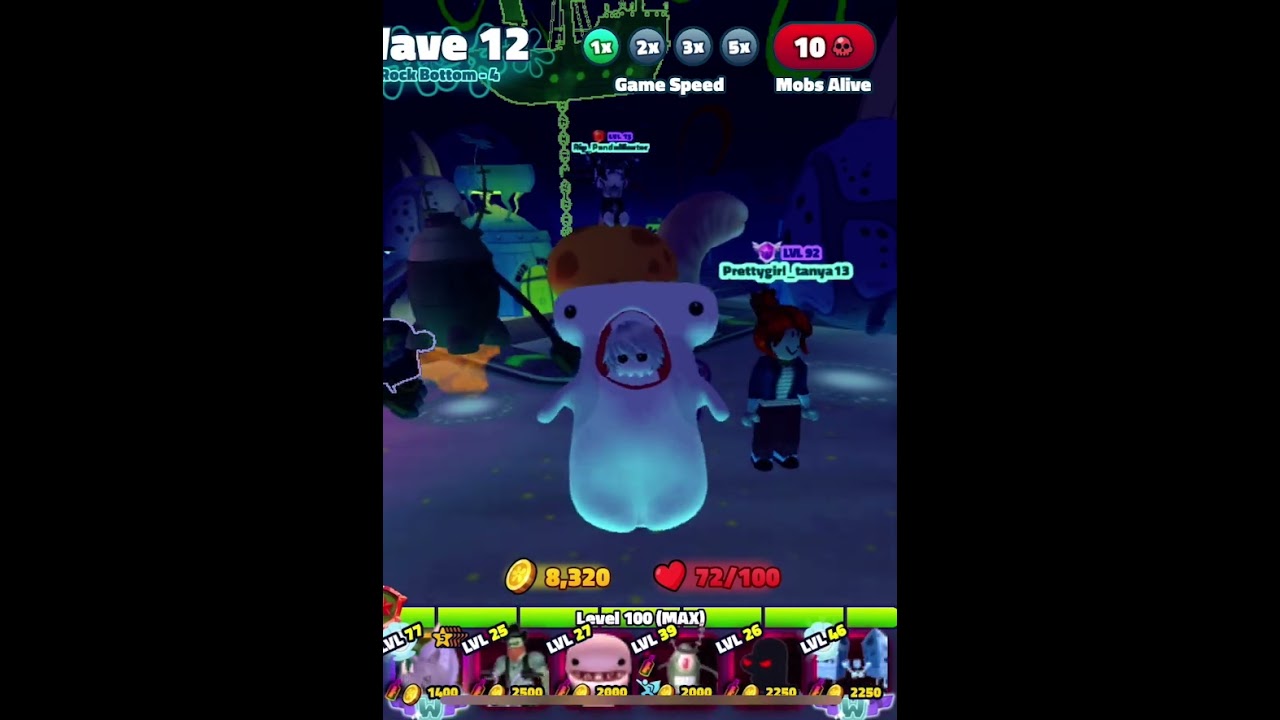 ROCK BOTTOM CARRIES PART 4! (SpongeBob Tower Defence) 