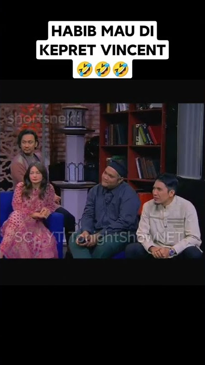 HABIB JAFAR MAU DI KEPRET VINCENT 🤣 #shorts #tonightupdate #vincent #desta #botuna #habibjafar