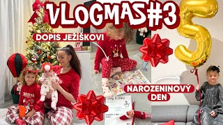 VLOGMAS #3 DOPIS JEŽÍŠKOVI 🎅NAROZENINOVÝ DEN 🎁 A OCHUTNÁVKA KYSELÉ OKURKY 🥒 (s Patrikem)