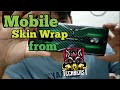 Mobile skin wrap from techbeast  poco x3 nfc  easy to install  easymichaeltv