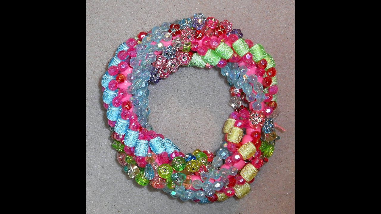 Chunky Triple Spiral Stitch Bracelet