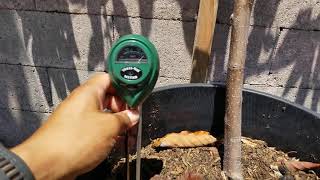 Watering Fruit Trees using a water meter (three way meter)