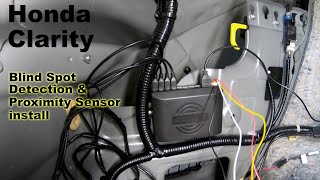 Honda Clarity, Blind spot detection and proximity sensors install
