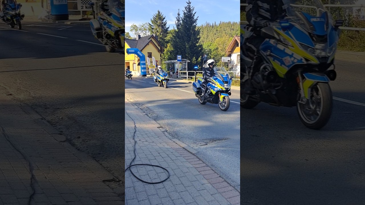 Alarmowo Motocykle Policyjne I 2 Radiowozy Policji z turde polonge 2024
