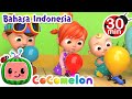Download Lagu Balap Mobil Balon Mainan | CoComelon Bahasa Indonesia - Lagu Anak Anak