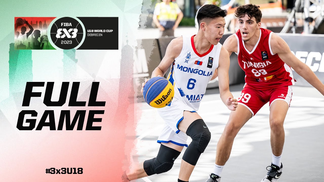 Mongolia 🇲🇳 vs Tunisia  🇹🇳 | Men | Full Game | FIBA 3x3 U18 World Cup 2023