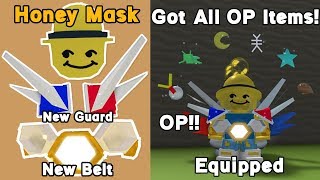 Got All New Items! Honey Mask, New Guard, New Belt! OP!!  Bee Swarm Simulator