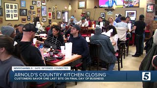 Arnold's County Kitchen serves final customers
