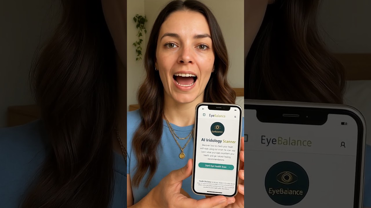 Your Eyes = Your Health. Iris Scan App for Wellness 