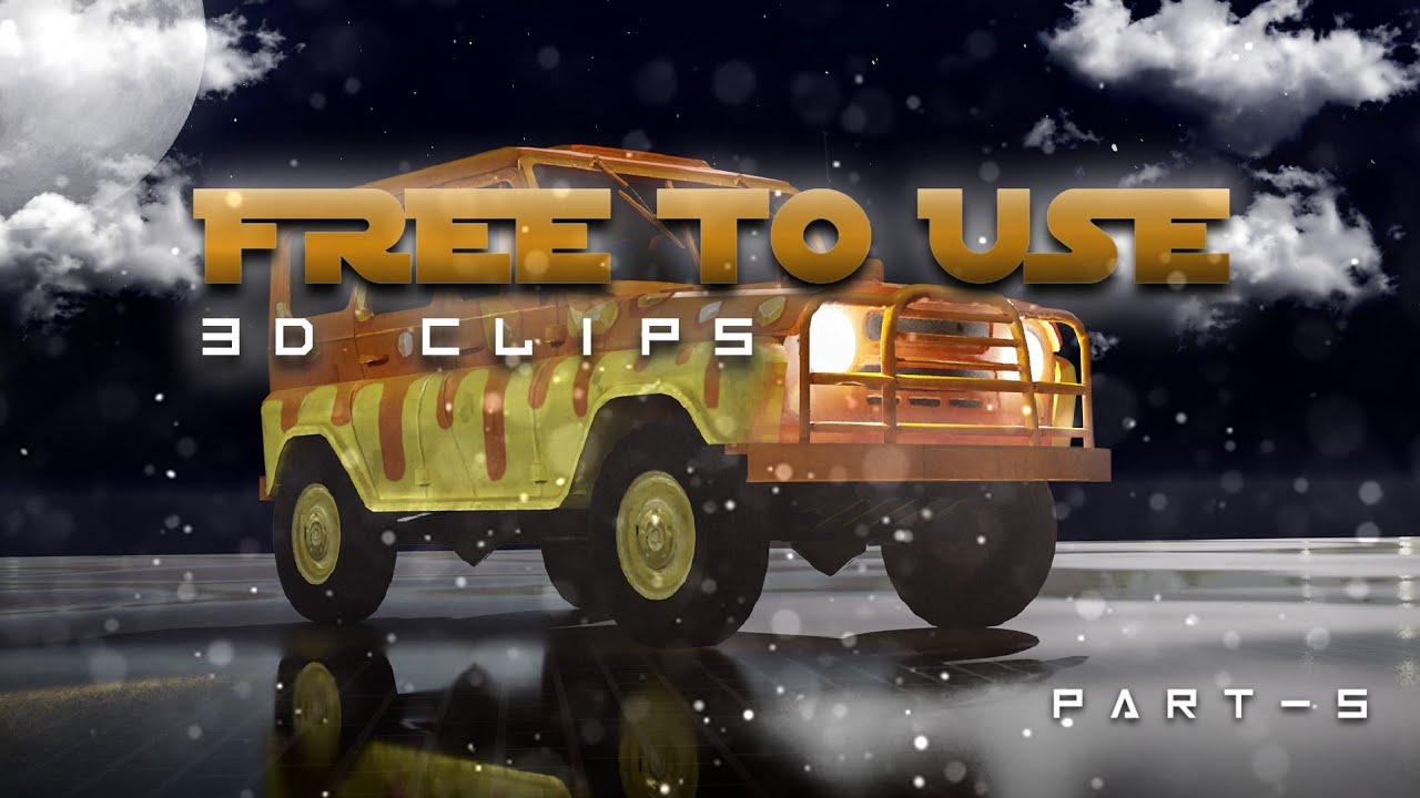 Free to use 3d pubg clips | Part - 5 | Free 3d animated clips | 