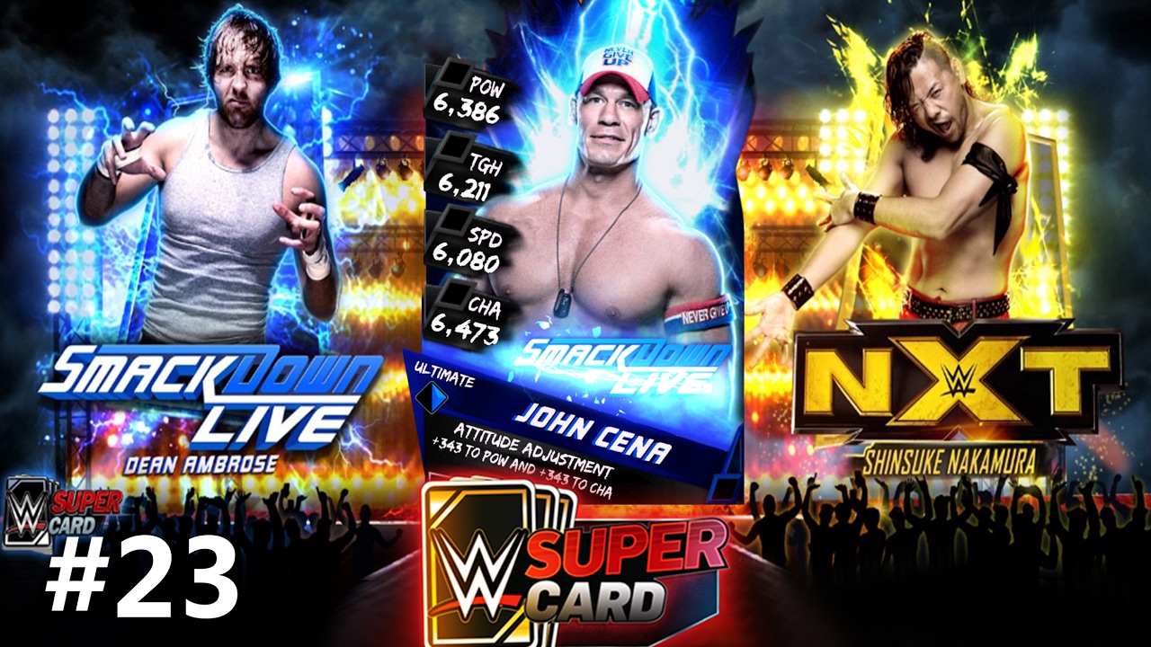 WWE Supercard #23 John Cena TRD || New Ultimate Pro and 3 New Elite Pros!