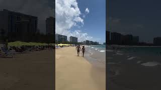 Beach Walk Isla Verde Beach San Juan Puerto Rico Praia