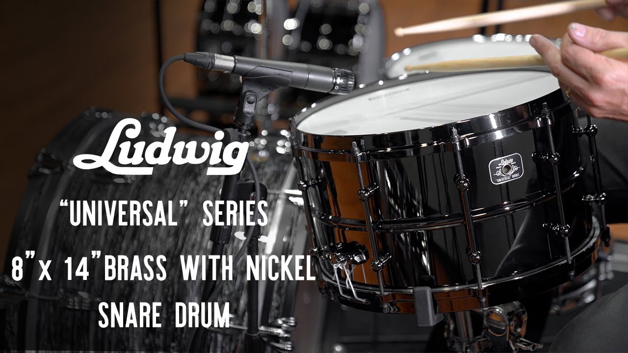 8" x 14" Universal Brass with Nickel Snare YouTube