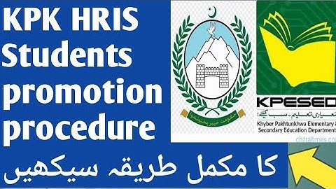 Students promotion on HRIS | HOW to promote students on HRIS | KPK HRIS