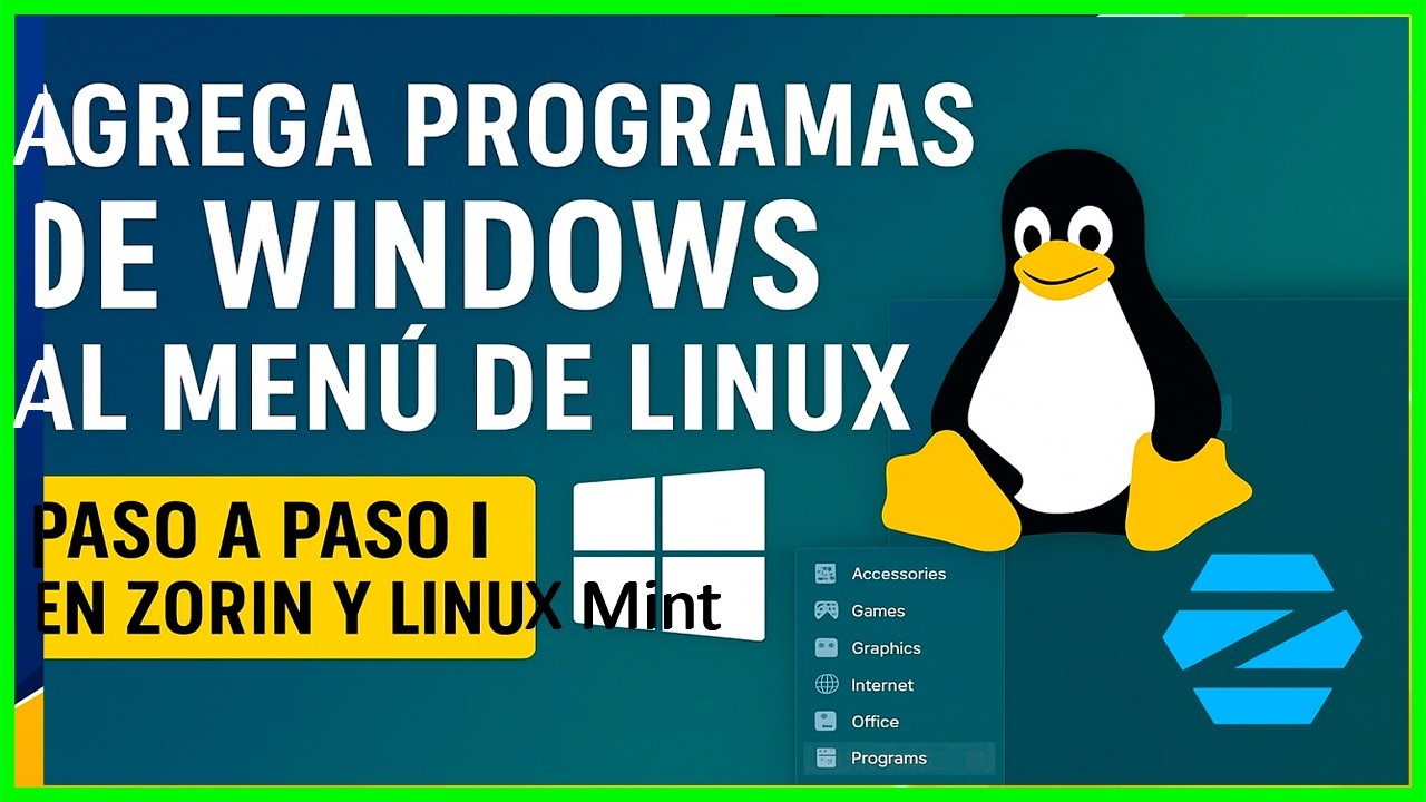 💥👉 Cómo Agregar Programas de Windows al Menú de Linux - YouTube