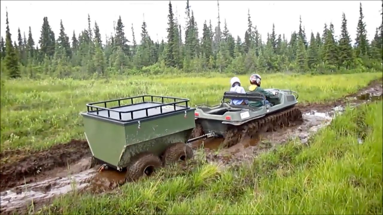 Walking Beam Large ATV Trailer YouTube
