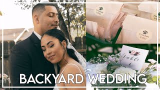 Watch This Before Planning Your Backyard Wedding!! | FULL Budget Breakdown (Under $10K)