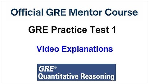 Question 01 GRE Quantitative Reasoning Practice Test 1 Untimed GRE Mentor