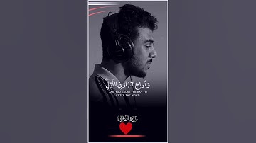 القارئ اسلام صبحي حالات واتس قران كريم سورة آل عمران #اسلام_صبحي #قرآن #قران_كريم
