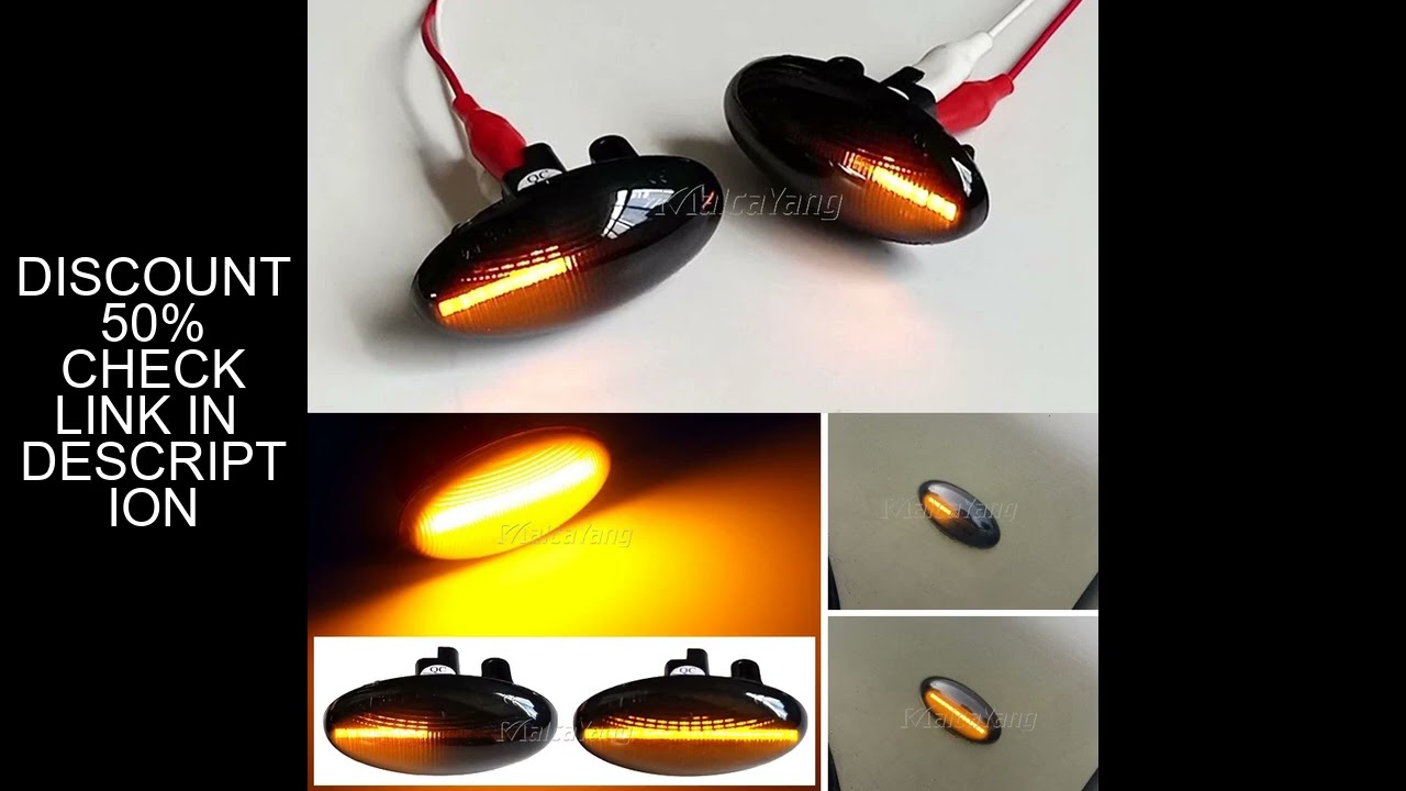 LED Turn Signal Side Marker Lights Blinker Lamp For Citroen Berlingo Xsara Picasso Jumpy Elysee Cros