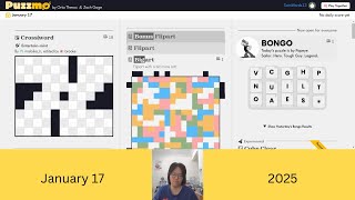Puzzmo Crossword No. 460 | 🎶 Entertain-mint | January 17, 2025