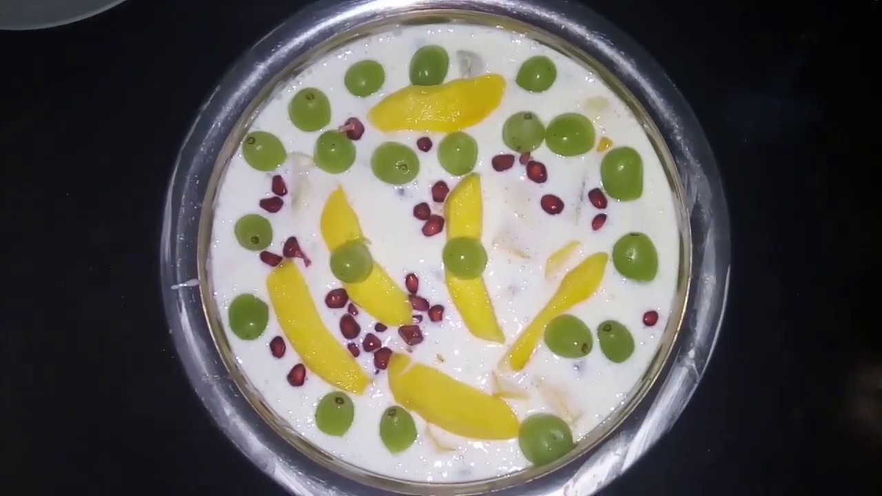 Fruit Raita banane ki vidhi Fruit Yoghurt Fruit Raita Navratri