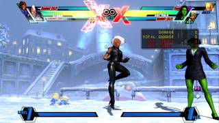 UMVC3 Storm Double Super Setups