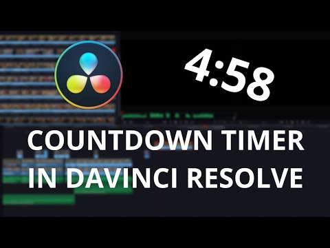 free davinci resolve countdown timer