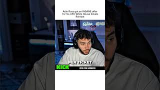 Adin Ross got an INSANE offer for his UFC White House tickets#livestream #fyp#adinross #kick#shorts