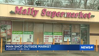 Man shot outside a North County market