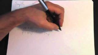 Dividing Complex Numbers