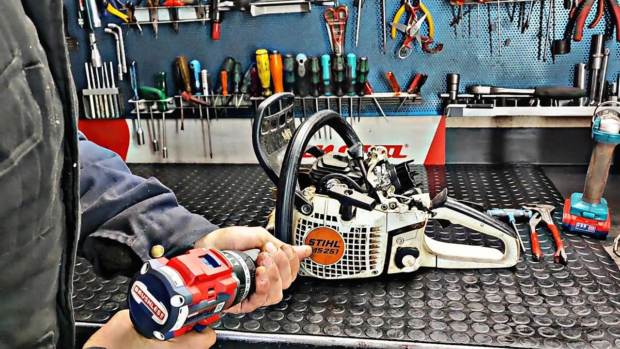 Desde Cádiz STIHL 251 qué no arranca...Se avecina AVERÍA 🧐