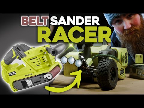 Can you turn a belt sander into an RC car?