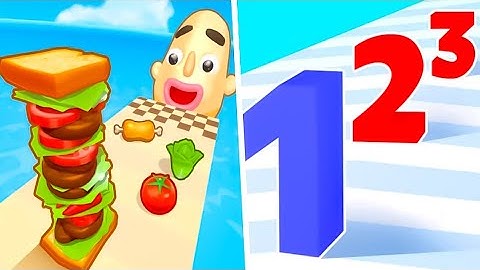 Sandwich Runner | Number Master - All Level iOS,Android Gameplay - Free Apk Update New
