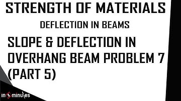 Module5_Vid30_Slope and Deflection in Overhang Beam Problem 7 (Part 5)