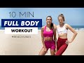 10 Fat Burn Full Body Workout // No Equipment // Sami Clarke w/@Sanne Vloet