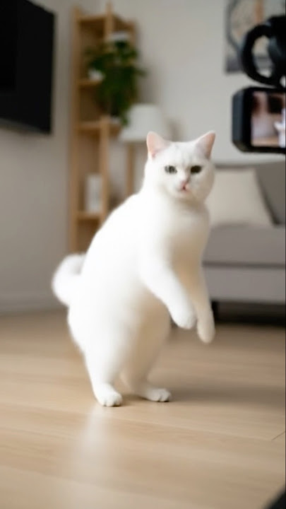 Cat dance  #DreamScreenAI #cat #cute #funny #pets #dudidam #shortsfeed #dv2025 #vindyj #funny #nvq