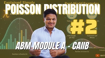 ABM - POISSON Distribution Numerical Part 2 | CAIIB in Hindi