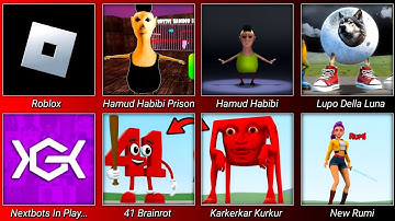 Roblox New Update Hamud Habibi Prison,Nextbots In Playground New Update 41 Brainrot Anomaliy...