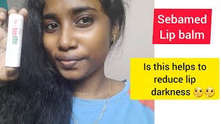 sebamed lip balm tried more than a weeks|is this remove lip darkness|review of this product|sumifly