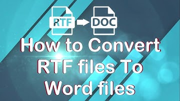 How to convert multiple RTF files to Doc files format? rtf to doc