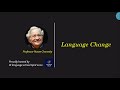 Professor Chomsky on Language Change
