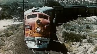 Vintage railroad film - At this moment - 1954
