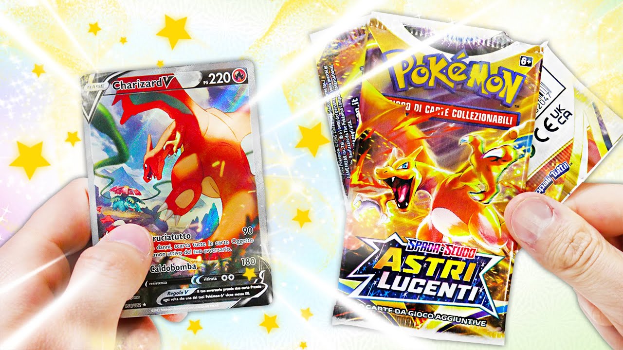 FINALMENTE CHARIZARD V ALTERNATIVE ART Apro 15 Bustine Pokemon