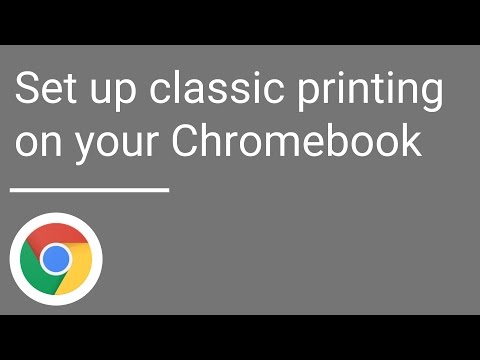 Configurer une imprimante via Google Cloud Print sur un Chromebook