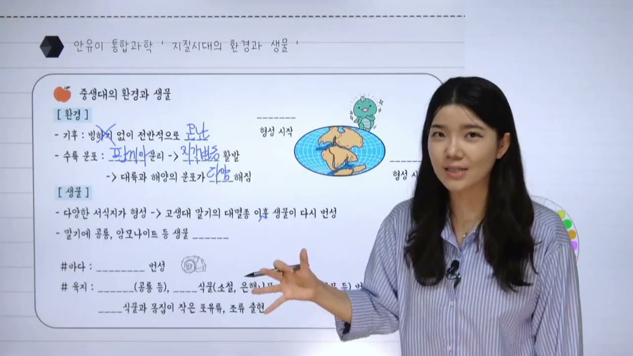 [통합과학] 지질시대의 환경과 생물(2)